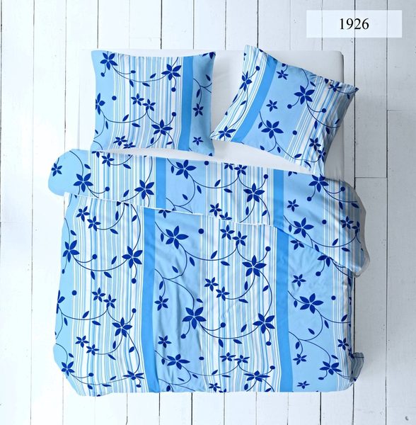 Povlečení krep Katarina - modré 140x200+70x90 cm