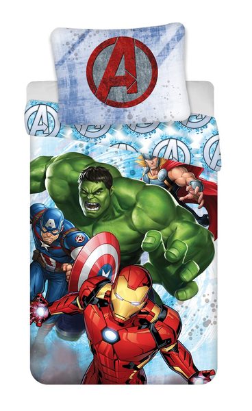 Povlečení Avengers Heroes 140x200, 70x90 cm