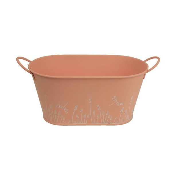 Květináč plechový K2596/1 - 22,5 x 13 x 11/12 cm