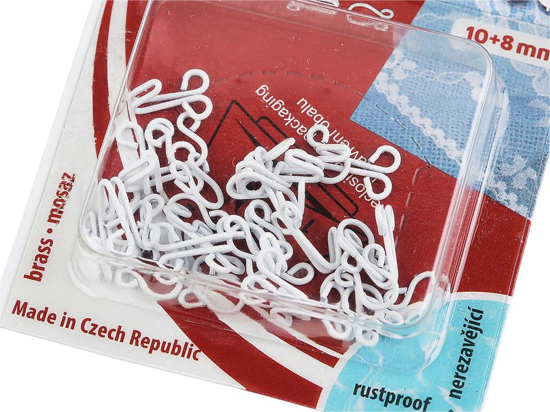 Háčky a očka velikost 10+8 mm