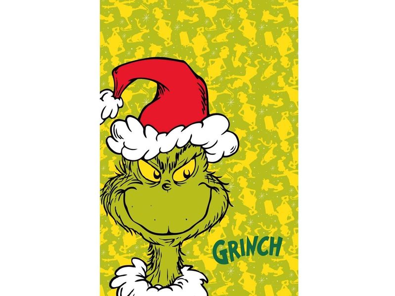 Dětská fleecová deka Grinch 100x150 cm
