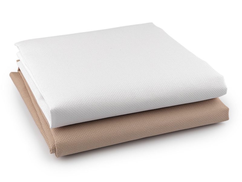 Vyšívací tkanina kanava šíře 148 cm 56 oček METRÁŽ