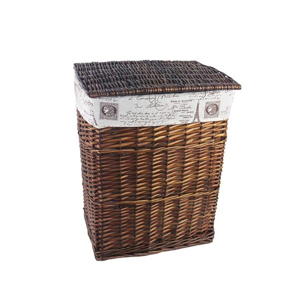 Koš na prádlo hnědý P1379 - 45 x 35 x 57 cm
