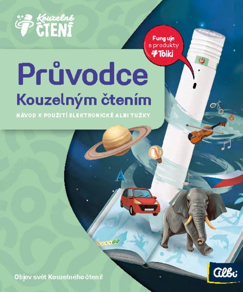 ALBI Kouzelné čtení Elektronická tužka 2.0 základní sada na baterie Zvuk