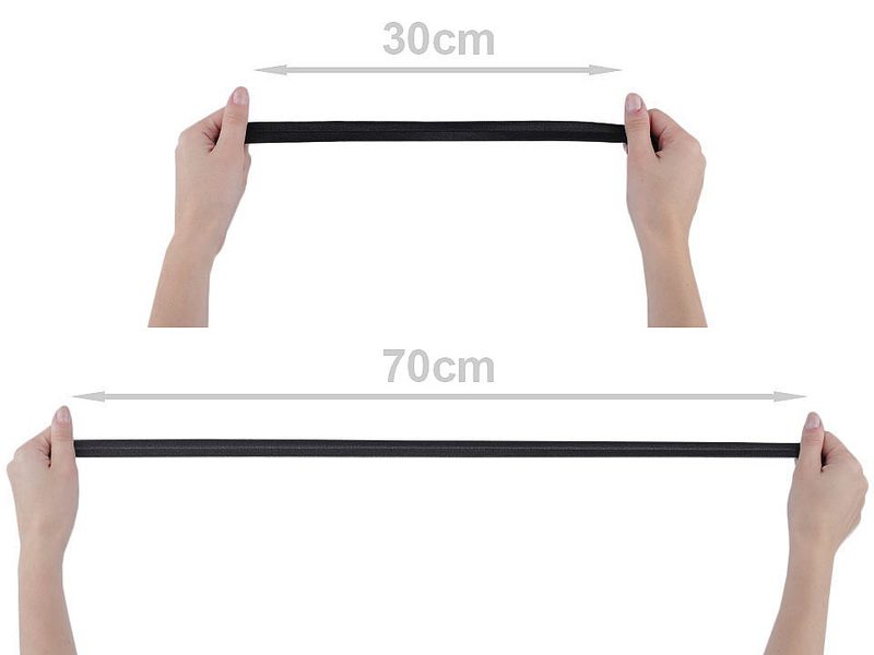 Lemovací pruženka půlená šíře 19 mm METRÁŽ