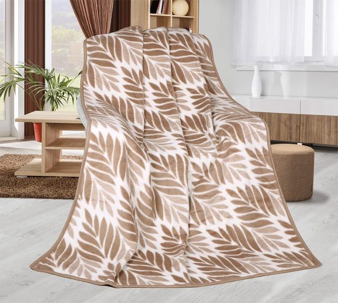 Přikrývka Karmela PLUS jednolůžko Béžová 2175/404 150x200 cm