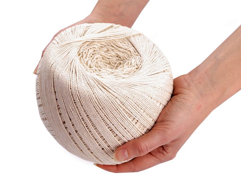 Bavlněná příze macrame 600 g