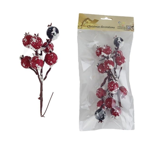 Dekorace s bobulemi X5459 - 7 x 6 x 22 cm