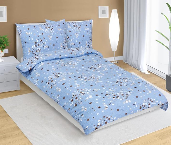 Povlečení krepové Modrá 80/507