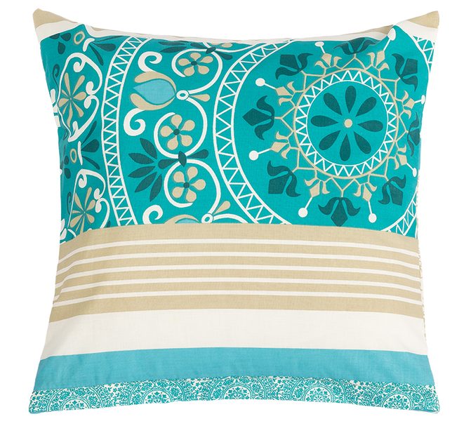 Povláček bavlněný Tyrkysová 90/602 40x40 cm