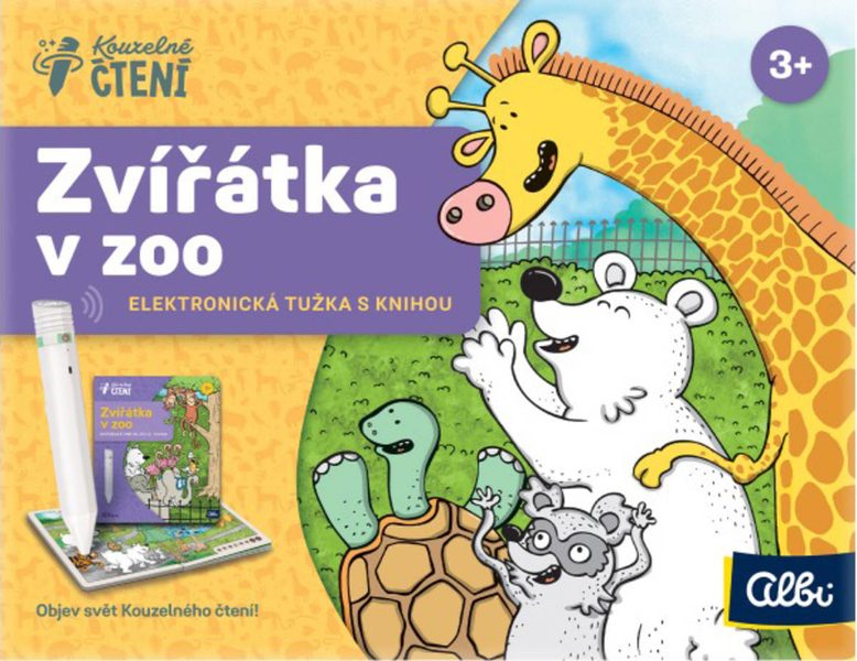 Albi Kouzelné čtení tužka + kniha Zvířátka v ZOO