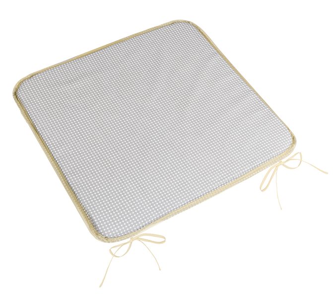 Sedák Adéla hladký Šedá,Bílá 34/904