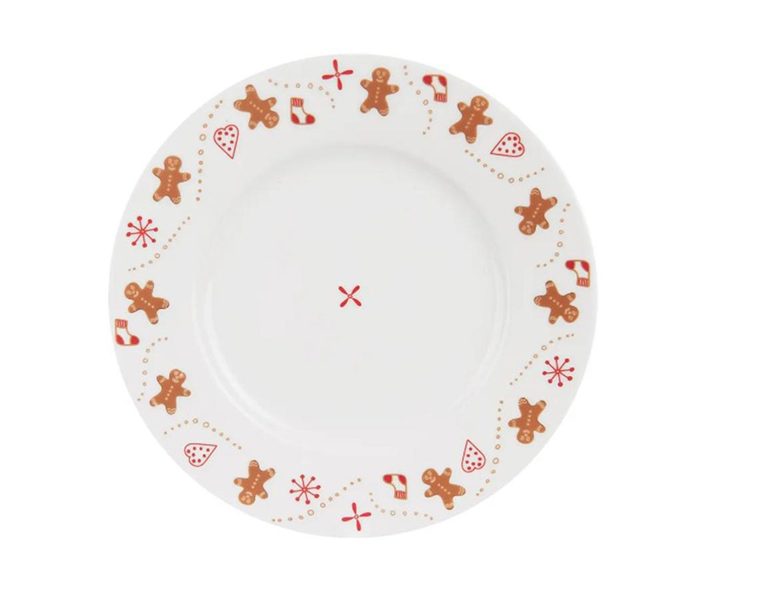 Talíř porcelánový dezertní PERNÍČEK průměr 20 cm O0323 - dia 20 x 2 cm