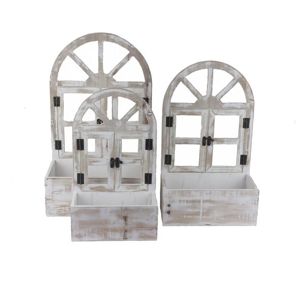 Obal na květiny s plastem, S/3 D7585 - L:30*16*11/48H M:26*13*10/42H S:22*10*9/37H