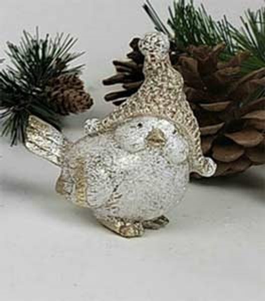 Dekorace ptáček X5163 - 7 × 4 × 6 cm