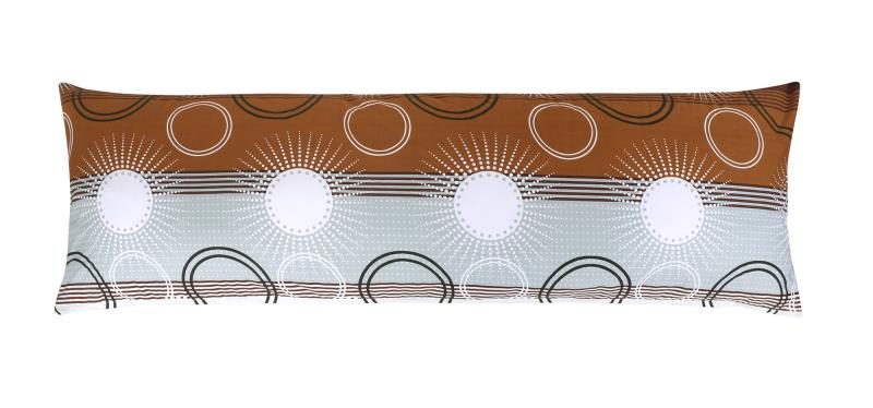 POVLAK na relaxační polštář Hnědá 90/239 45x120 cm