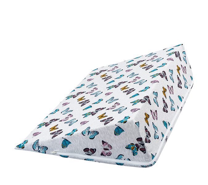 POVLAK na klínový podhlavník Růžová,Modrá,Šedá 2005/402 80x50x20 cm