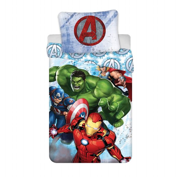 Povlečení Avengers Heroes 140x200, 70x90 cm