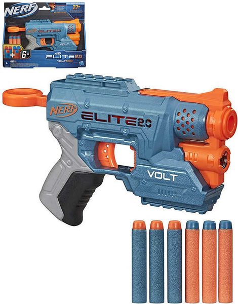 HASBRO NERF Volt SD-1 set blaster + 6 šipek Elite na baterie Světlo plast