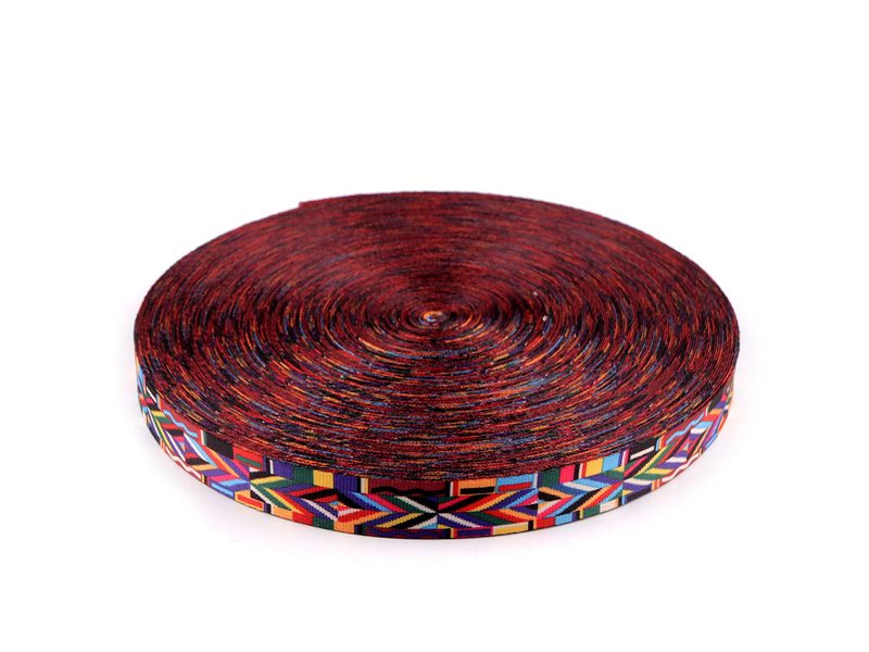 Hladký oboustranný popruh šíře 20 mm METRÁŽ