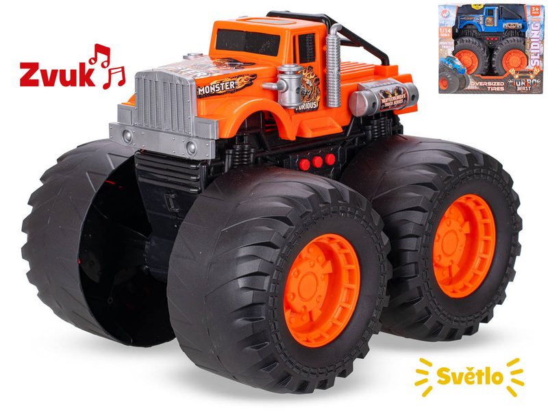 Auto monster truck 28cm, světlo, zvuk