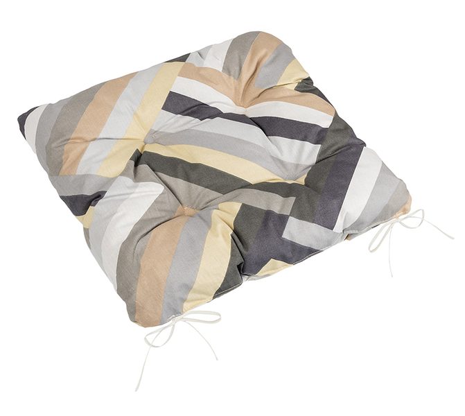 Sedák Adéla prošívaný Šedá,Béžová 41/231 40x40 cm