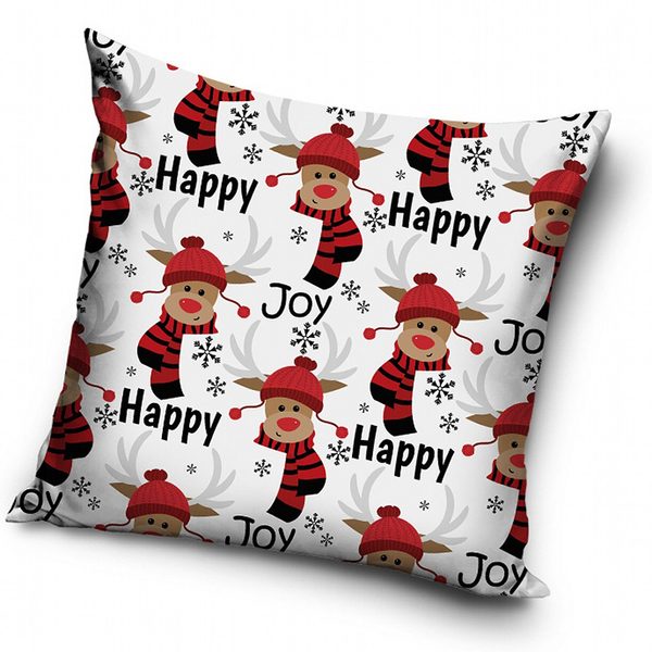 Vánoční povlak Happy Joy 40x40 cm