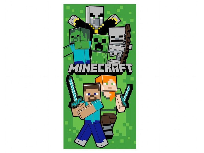 Osuška Minecraft Lets Survive 70x140 cm