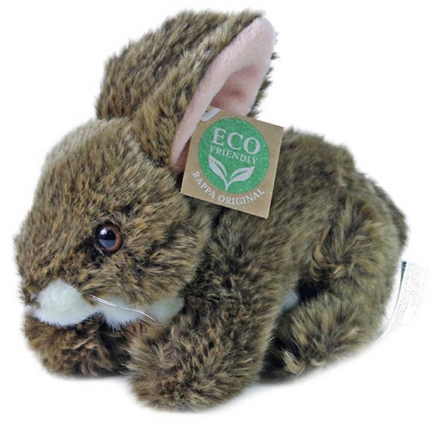 Králík hnědý ležící 17cm Eco-Friendly