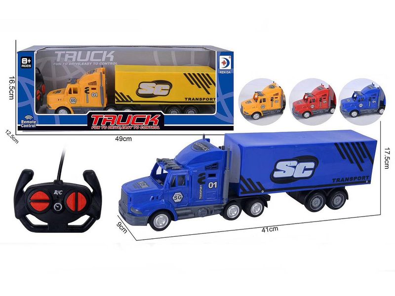RC Auto nákladní s kontejnerem na vysílačku