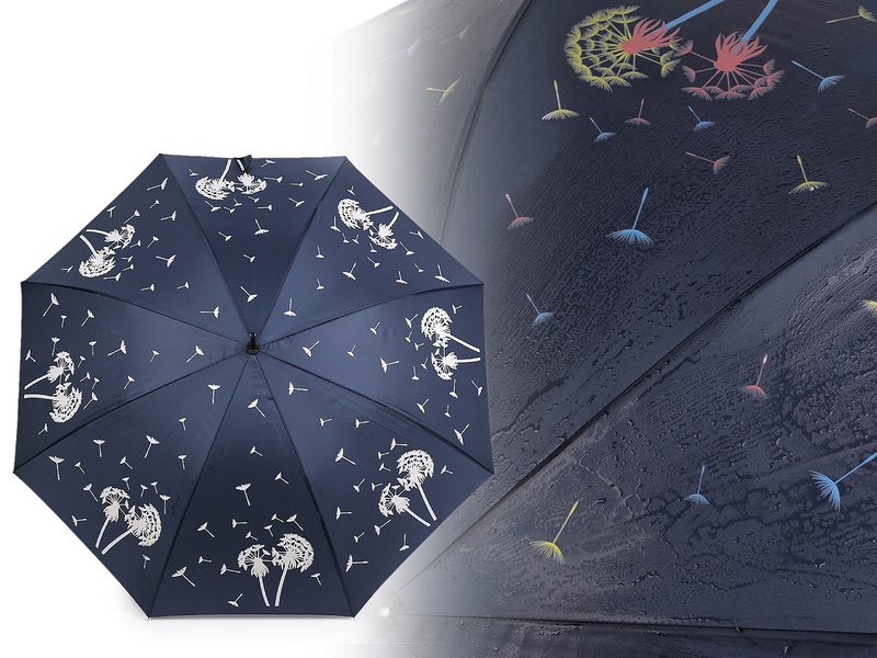 Dámský vystřelovací deštník pampelišky kouzelný