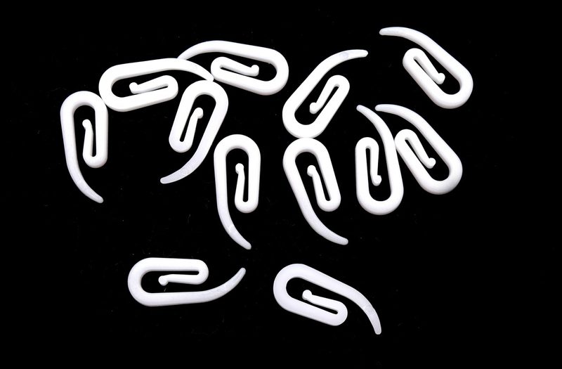 Záclonový háček šnekový 100 ks