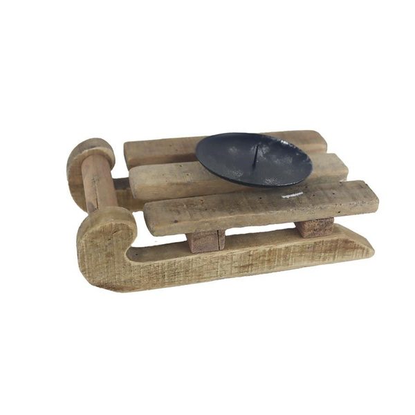 Svícen sáňky D2481 - 20 x 10 x 8 cm