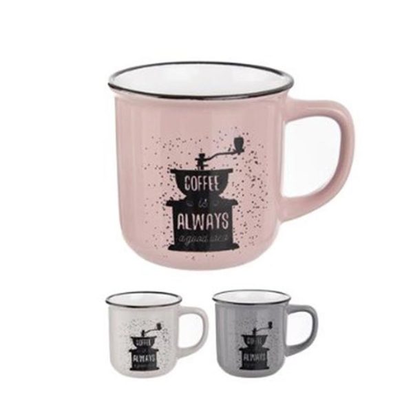 Hrnek Good idea 0,37 l mix sada 4ks O0222 - dia 9 x 8,5 cm