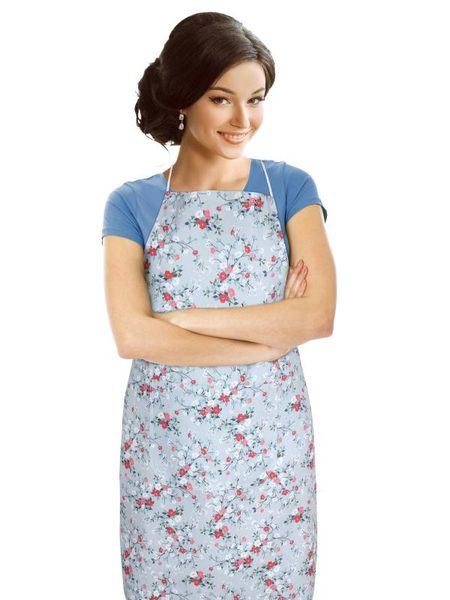 Kuchyňská zástěra DITA Šedá 7750/402 zástěra 67x84 cm