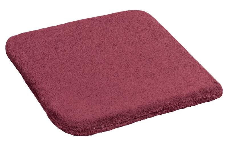 Sedák hladký Korall micro Bordová 60/20 40x40 cm