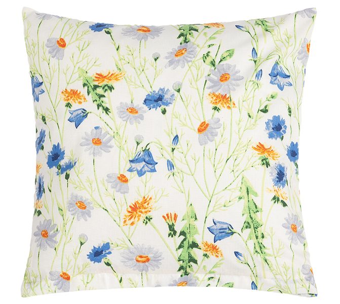 Povláček bavlněný Modrá,Žlutá,Bílá 90/117 40x40 cm