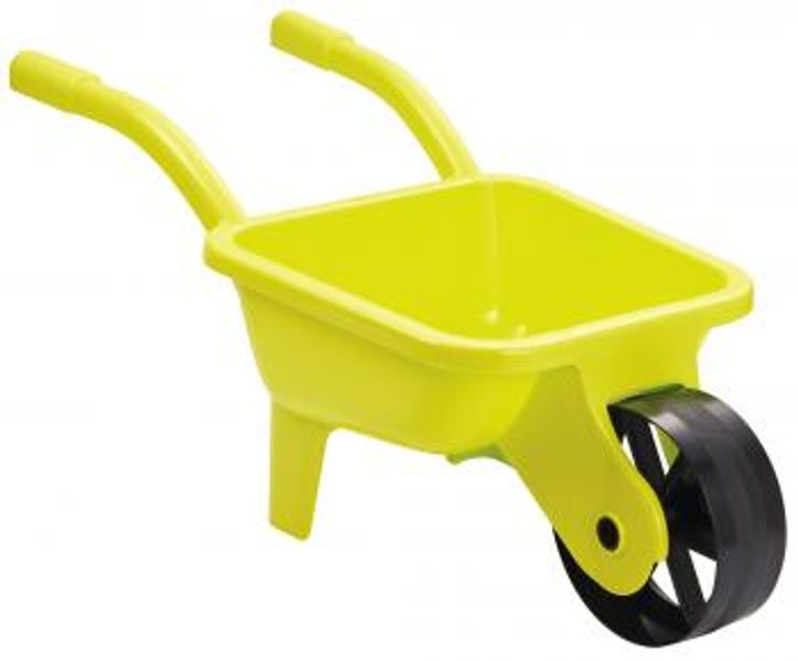 Baby kolečko (kolečka) zahradní 66x28x28cm pro miminko zeleno-žluté