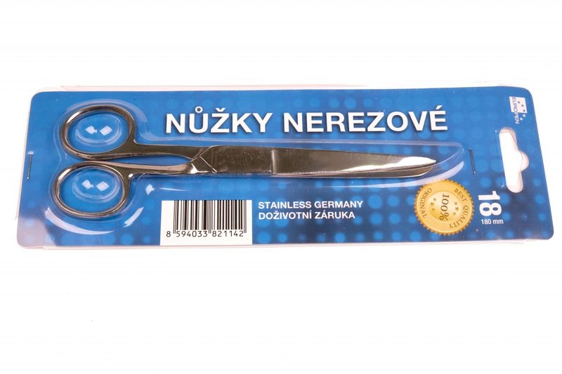 Nůžky celokovové 18cm