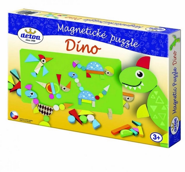 Puzzle magnetické - Dino