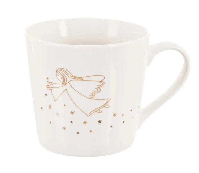 Hrnek porcelánový ANDĚL 0,45 l - dia 10 x 9 cm