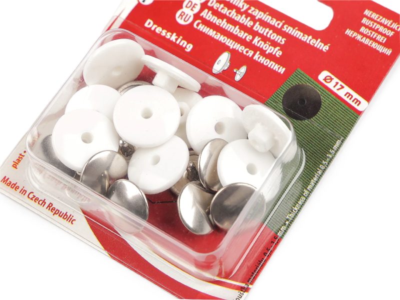 Knoflík zapínací snímatelný Ø17 mm Dressking
