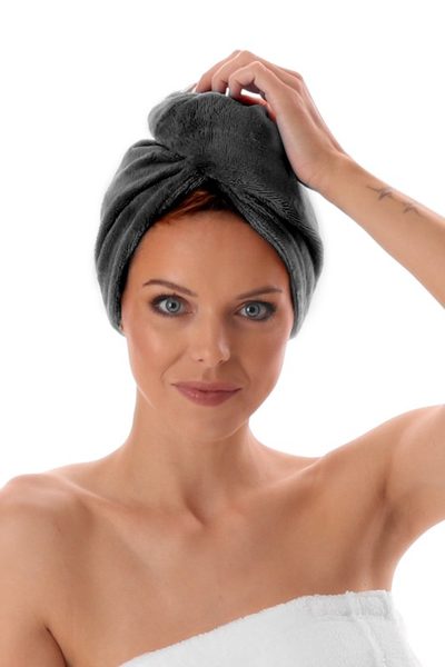 Turban na vlasy Tampa antracit