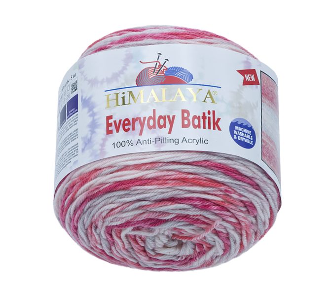 Příze HiMALAYA EVERYDAY BATIK Růžová,Šedá 74201 140g / 350 m
