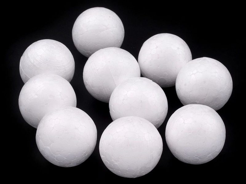 Koule Ø2,5 cm polystyren 100 kusů