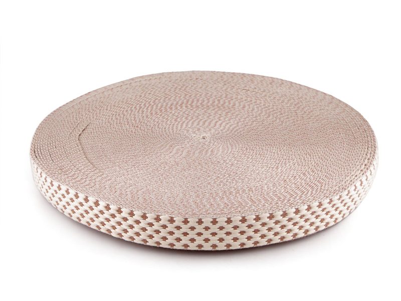 Popruh s 3D efektem šíře 38 mm METRÁŽ