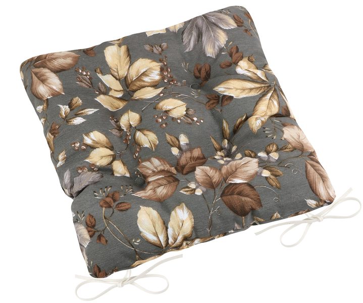 Sedák EMA prošívaný Šedá,Béžová,Hnědá 41/564 40x40 cm