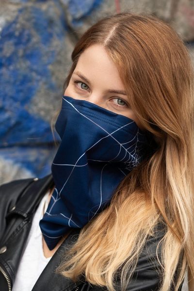 Antivirový šátek NANOSPACE modrý | Antivirové šátky | Mikaton.cz