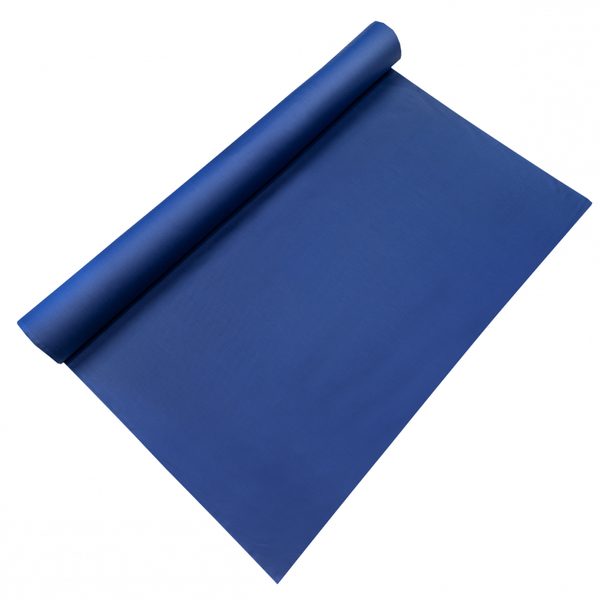 METRÁŽ Bavlněný satén tmavě modrý, šíře 240cm