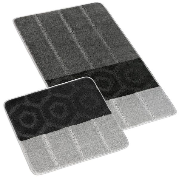 SADA BANY 60x100 + 60x50 cm - bez výkroje Šedá,Černá 760/009 sada 60x100, 60x50 cm